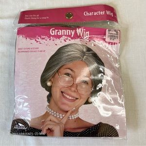 Granny gray hair wig